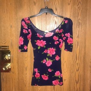extra small floral top